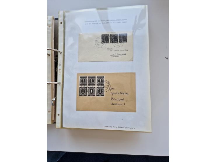 1870/2010 (ca.), Bruchsal und Umgebung, umfangreiche Heimatsammlung in 39 Ringordnern etwas unkonventionell, aber nichtsdesto