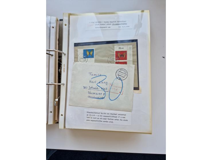 1870/2010 (ca.), Bruchsal und Umgebung, umfangreiche Heimatsammlung in 39 Ringordnern etwas unkonventionell, aber nichtsdesto