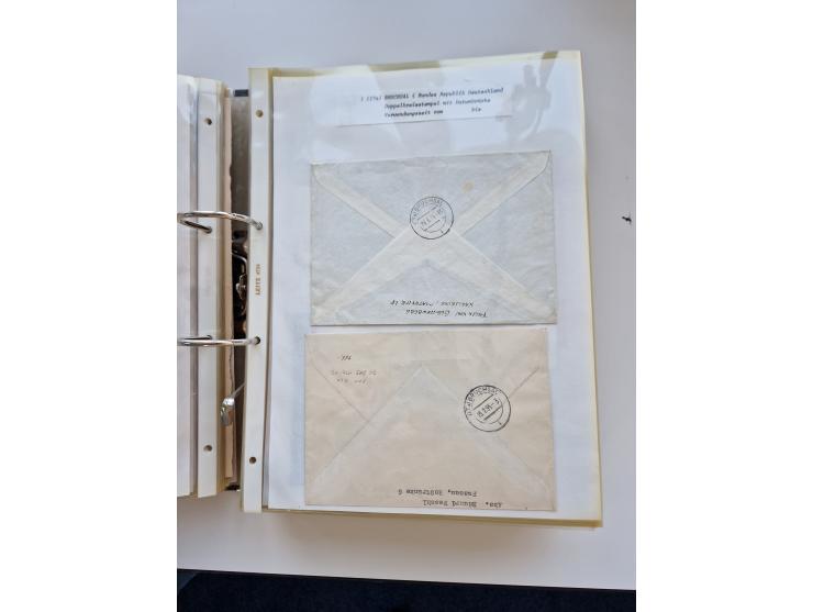 1870/2010 (ca.), Bruchsal und Umgebung, umfangreiche Heimatsammlung in 39 Ringordnern etwas unkonventionell, aber nichtsdesto