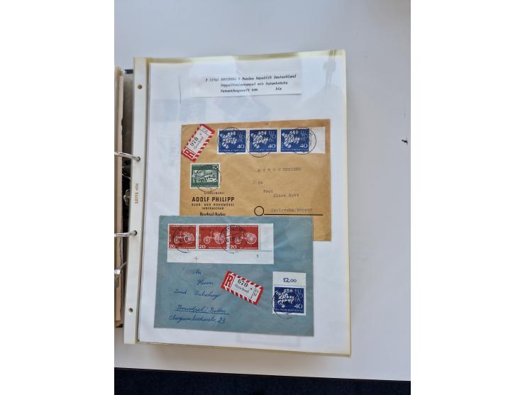 1870/2010 (ca.), Bruchsal und Umgebung, umfangreiche Heimatsammlung in 39 Ringordnern etwas unkonventionell, aber nichtsdesto