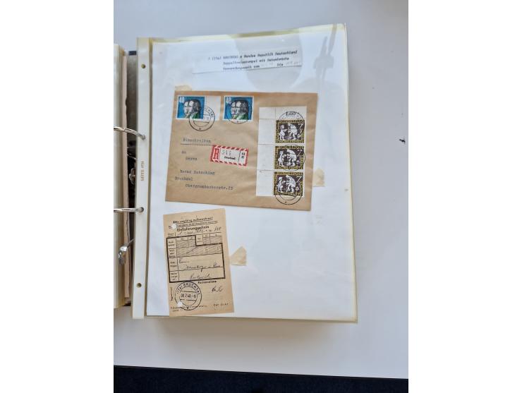 1870/2010 (ca.), Bruchsal und Umgebung, umfangreiche Heimatsammlung in 39 Ringordnern etwas unkonventionell, aber nichtsdesto