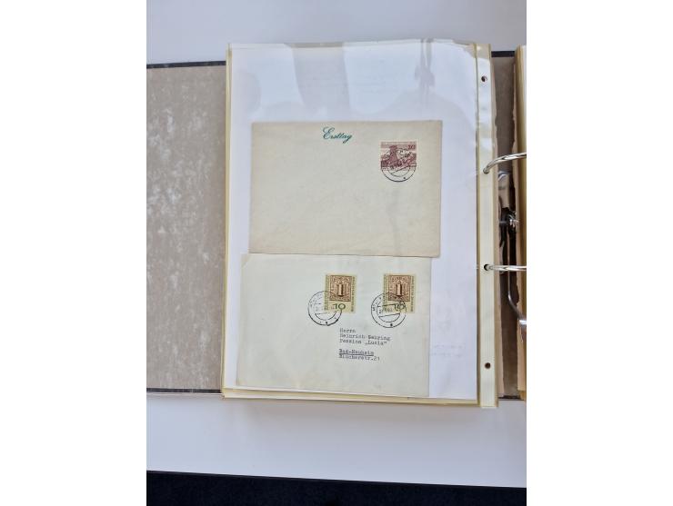 1870/2010 (ca.), Bruchsal und Umgebung, umfangreiche Heimatsammlung in 39 Ringordnern etwas unkonventionell, aber nichtsdesto