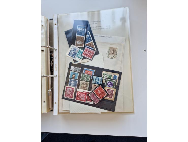 1870/2010 (ca.), Bruchsal und Umgebung, umfangreiche Heimatsammlung in 39 Ringordnern etwas unkonventionell, aber nichtsdesto