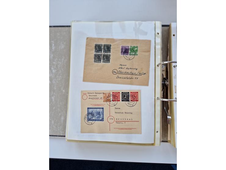 1870/2010 (ca.), Bruchsal und Umgebung, umfangreiche Heimatsammlung in 39 Ringordnern etwas unkonventionell, aber nichtsdesto