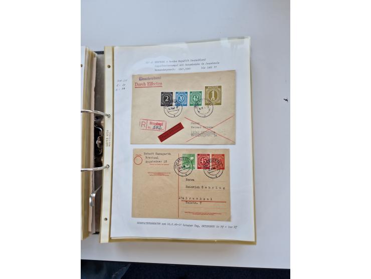 1870/2010 (ca.), Bruchsal und Umgebung, umfangreiche Heimatsammlung in 39 Ringordnern etwas unkonventionell, aber nichtsdesto