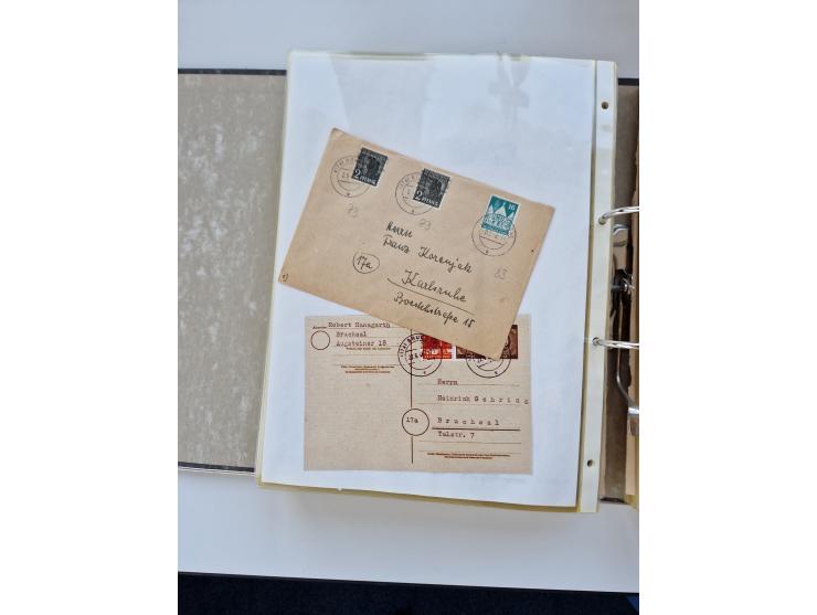 1870/2010 (ca.), Bruchsal und Umgebung, umfangreiche Heimatsammlung in 39 Ringordnern etwas unkonventionell, aber nichtsdesto