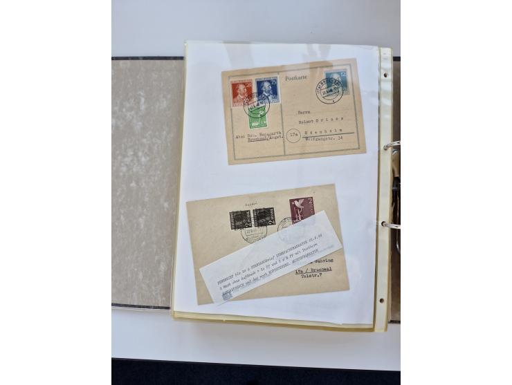 1870/2010 (ca.), Bruchsal und Umgebung, umfangreiche Heimatsammlung in 39 Ringordnern etwas unkonventionell, aber nichtsdesto