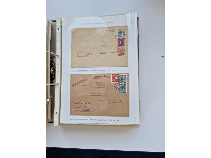 1870/2010 (ca.), Bruchsal und Umgebung, umfangreiche Heimatsammlung in 39 Ringordnern etwas unkonventionell, aber nichtsdesto