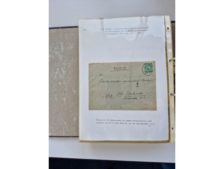 1870/2010 (ca.), Bruchsal und Umgebung, umfangreiche Heimatsammlung in 39 Ringordnern etwas unkonventionell, aber nichtsdesto