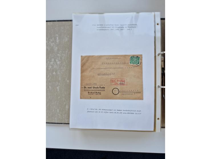 1870/2010 (ca.), Bruchsal und Umgebung, umfangreiche Heimatsammlung in 39 Ringordnern etwas unkonventionell, aber nichtsdesto