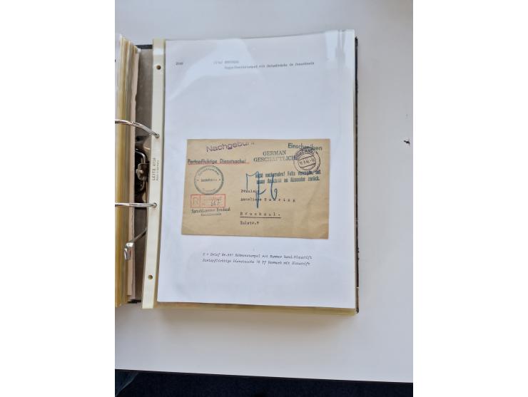 1870/2010 (ca.), Bruchsal und Umgebung, umfangreiche Heimatsammlung in 39 Ringordnern etwas unkonventionell, aber nichtsdesto