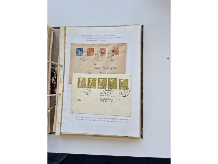 1870/2010 (ca.), Bruchsal und Umgebung, umfangreiche Heimatsammlung in 39 Ringordnern etwas unkonventionell, aber nichtsdesto