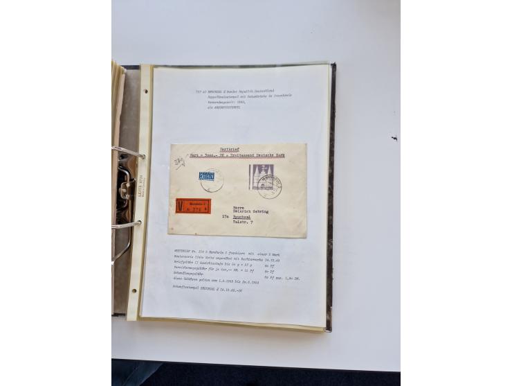 1870/2010 (ca.), Bruchsal und Umgebung, umfangreiche Heimatsammlung in 39 Ringordnern etwas unkonventionell, aber nichtsdesto