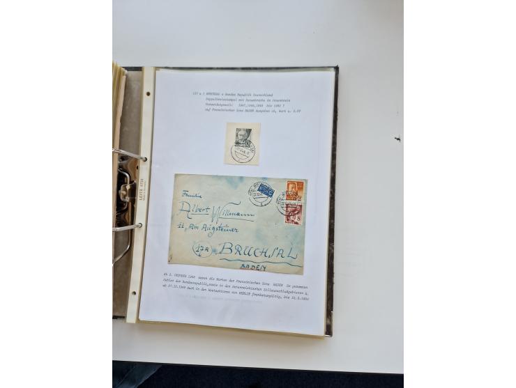 1870/2010 (ca.), Bruchsal und Umgebung, umfangreiche Heimatsammlung in 39 Ringordnern etwas unkonventionell, aber nichtsdesto