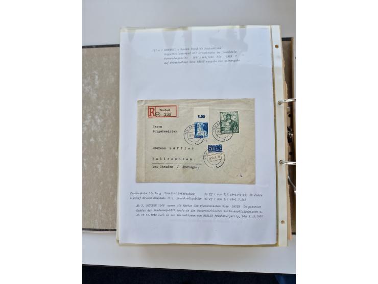 1870/2010 (ca.), Bruchsal und Umgebung, umfangreiche Heimatsammlung in 39 Ringordnern etwas unkonventionell, aber nichtsdesto