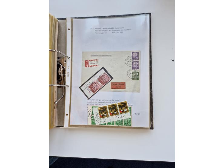 1870/2010 (ca.), Bruchsal und Umgebung, umfangreiche Heimatsammlung in 39 Ringordnern etwas unkonventionell, aber nichtsdesto