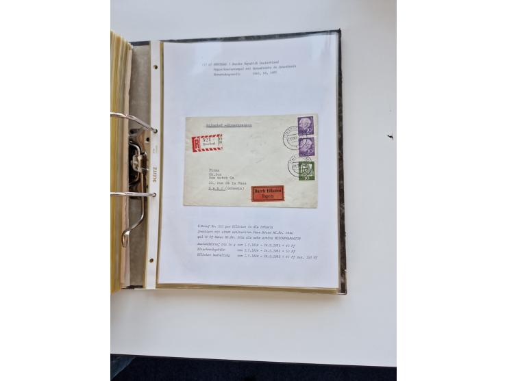 1870/2010 (ca.), Bruchsal und Umgebung, umfangreiche Heimatsammlung in 39 Ringordnern etwas unkonventionell, aber nichtsdesto