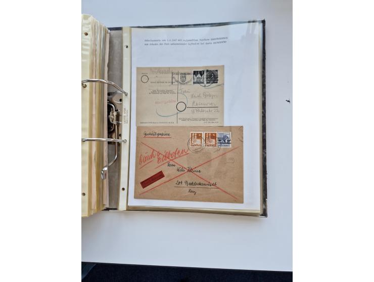 1870/2010 (ca.), Bruchsal und Umgebung, umfangreiche Heimatsammlung in 39 Ringordnern etwas unkonventionell, aber nichtsdesto