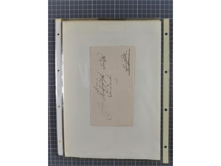 1745/1882, Bruchsal, Sammlung von ca. 160 markenlosen Belegen mit meist Vorphila und nur wenige spätere Dienstbriefe, u.a. ad