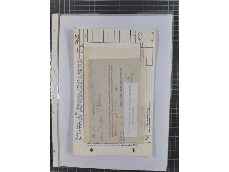 1745/1882, Bruchsal, Sammlung von ca. 160 markenlosen Belegen mit meist Vorphila und nur wenige spätere Dienstbriefe, u.a. ad