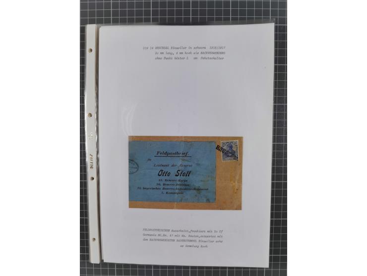 1745/1882, Bruchsal, Sammlung von ca. 160 markenlosen Belegen mit meist Vorphila und nur wenige spätere Dienstbriefe, u.a. ad