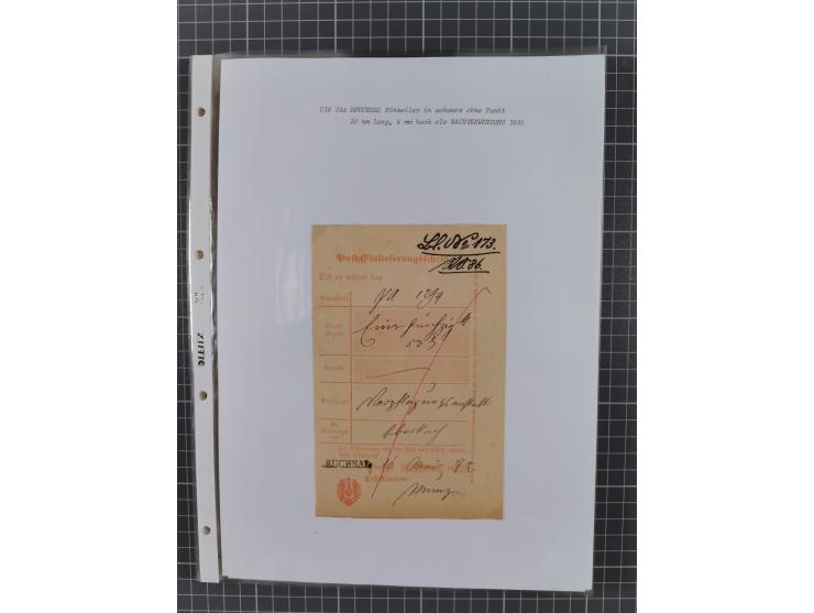 1745/1882, Bruchsal, Sammlung von ca. 160 markenlosen Belegen mit meist Vorphila und nur wenige spätere Dienstbriefe, u.a. ad