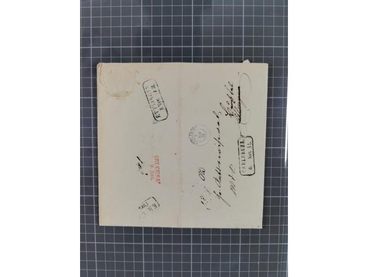 1745/1882, Bruchsal, Sammlung von ca. 160 markenlosen Belegen mit meist Vorphila und nur wenige spätere Dienstbriefe, u.a. ad