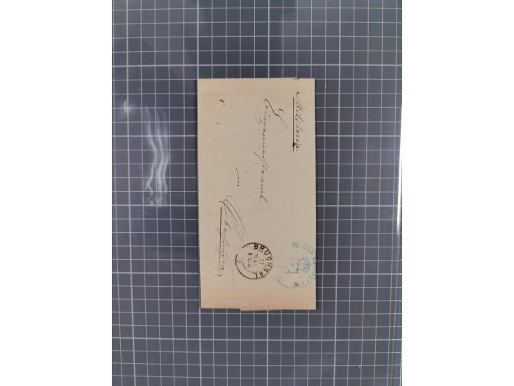 1745/1882, Bruchsal, Sammlung von ca. 160 markenlosen Belegen mit meist Vorphila und nur wenige spätere Dienstbriefe, u.a. ad