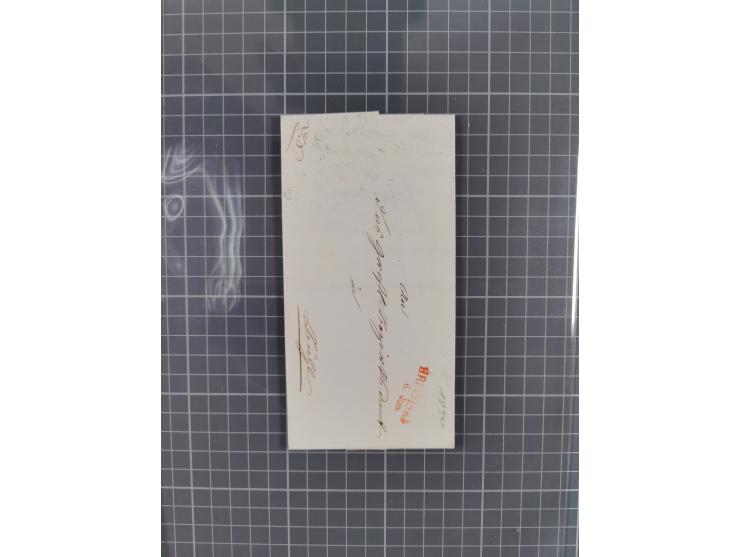 1745/1882, Bruchsal, Sammlung von ca. 160 markenlosen Belegen mit meist Vorphila und nur wenige spätere Dienstbriefe, u.a. ad