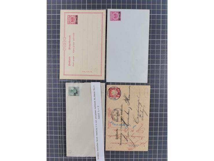 1873/1918, Partie von 63 Briefen und Karten, Erhaltung von etwas fehlerhaft bis meist Pracht, ab einem großen Brieffragment m
