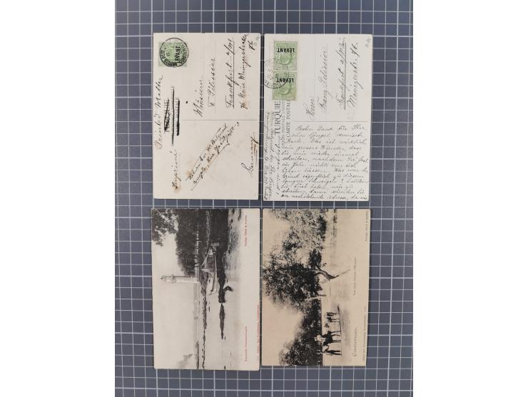 1873/1918, Partie von 63 Briefen und Karten, Erhaltung von etwas fehlerhaft bis meist Pracht, ab einem großen Brieffragment m