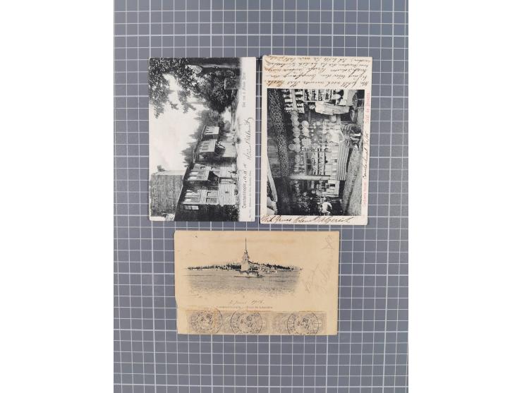 1873/1918, Partie von 63 Briefen und Karten, Erhaltung von etwas fehlerhaft bis meist Pracht, ab einem großen Brieffragment m