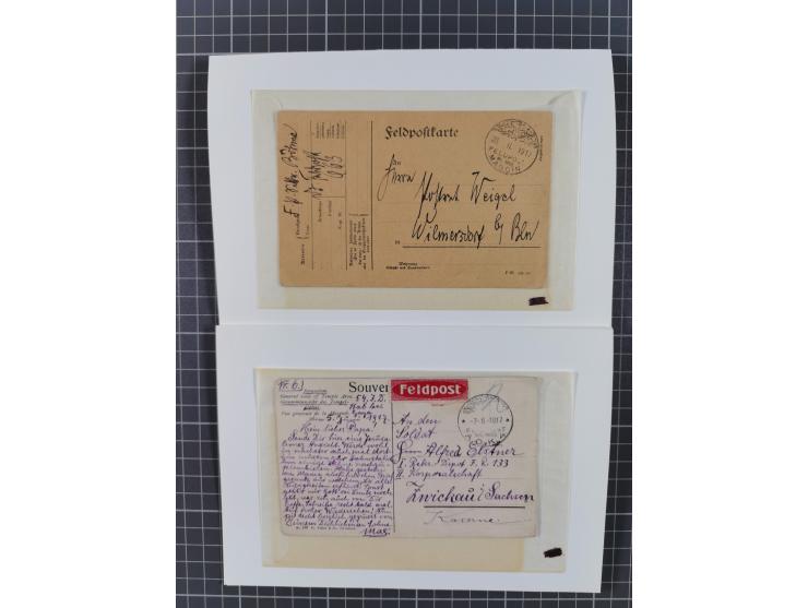 1873/1918, Partie von 63 Briefen und Karten, Erhaltung von etwas fehlerhaft bis meist Pracht, ab einem großen Brieffragment m