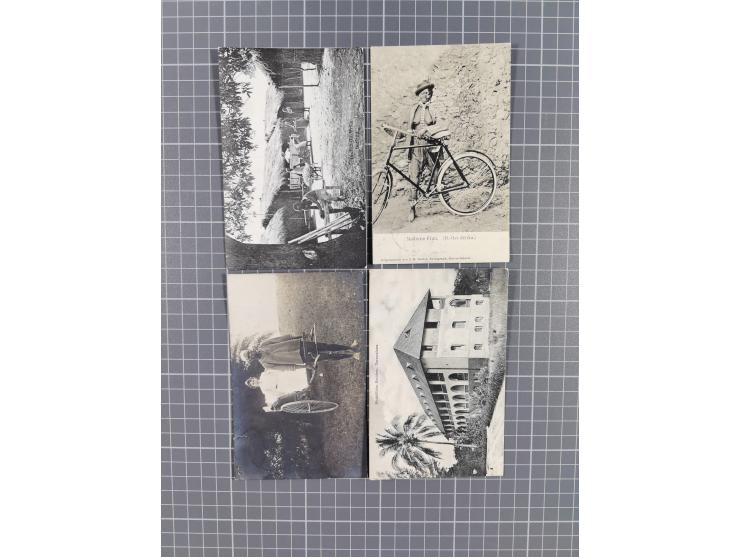 1893/1915, Partie von ca. 130 Belegen, meist Ganzsachenkarten und Ansichtskarten gebraucht/ungebraucht, teils Beförderungsspu