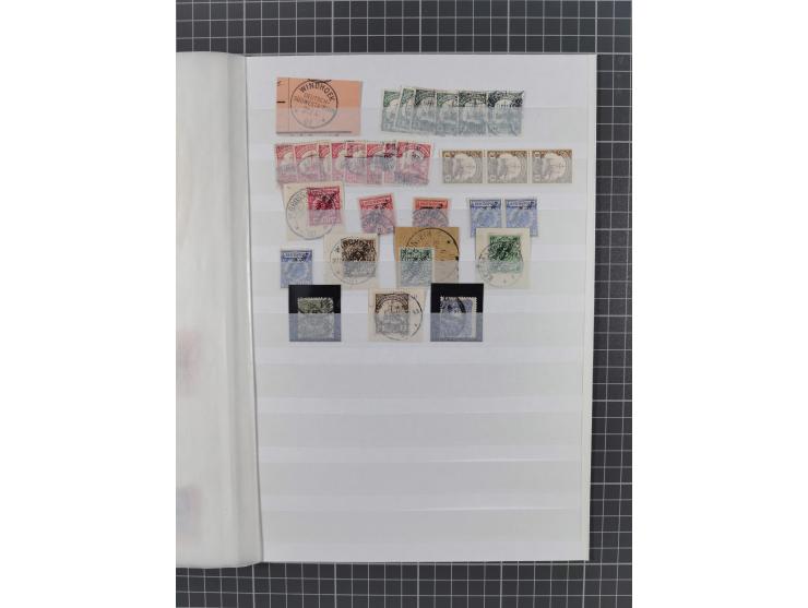 1890/1913, gestempelte und ungebrauchte Sammlungspartie mit u.a. VO 42 c und VO 44 c je signiert Dr.Steuer BPP, MiNr. I/II un