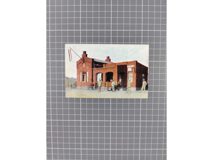 1900/13, Partie mit 12 Ansichtskarten mit Schwerpunkt zum Thema “Eisenbahn”, dabei u.a. “Eisenbahn-Windhoek durch das Kahngeb