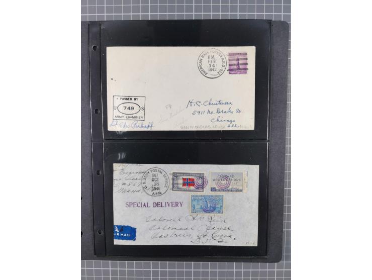 Karbik: 1930/45, Partie mit 15 Luftpost-Briefen, meist Erstflüge, dabei u.a. Erstflug “Jamaika -Europa” 1939 und “First Daily