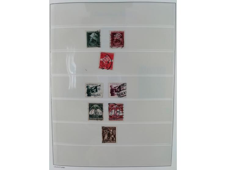 1934/1945, gestempelte und postfrische/ungebrauchte Partie mit Gummi- und Wasserzeichen-Varianten und Plattenfehlern,etliches