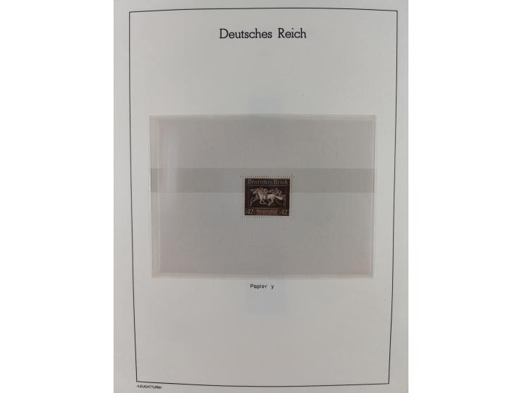 1934/1945, gestempelte und postfrische/ungebrauchte Partie mit Gummi- und Wasserzeichen-Varianten und Plattenfehlern,etliches