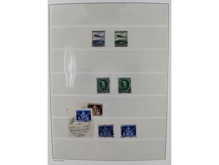 1934/1945, gestempelte und postfrische/ungebrauchte Partie mit Gummi- und Wasserzeichen-Varianten und Plattenfehlern,etliches