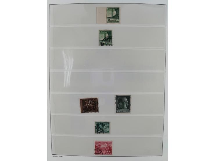 1934/1945, gestempelte und postfrische/ungebrauchte Partie mit Gummi- und Wasserzeichen-Varianten und Plattenfehlern,etliches