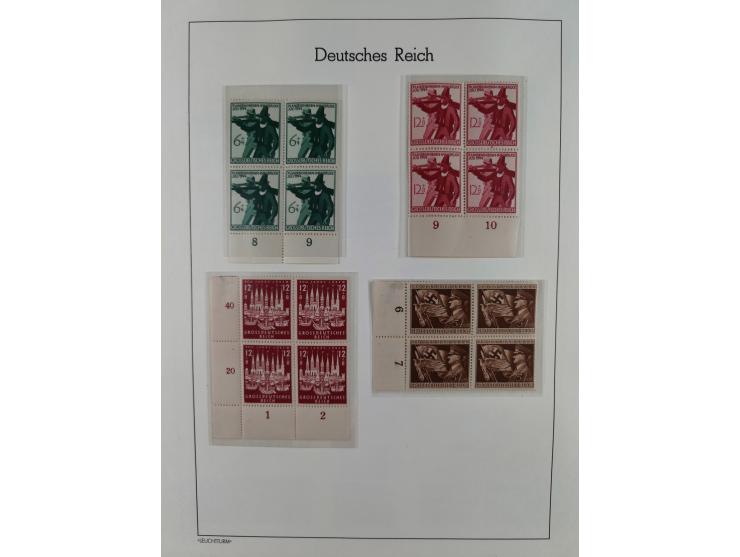 1934/1945, gestempelte und postfrische/ungebrauchte Partie mit Gummi- und Wasserzeichen-Varianten und Plattenfehlern,etliches