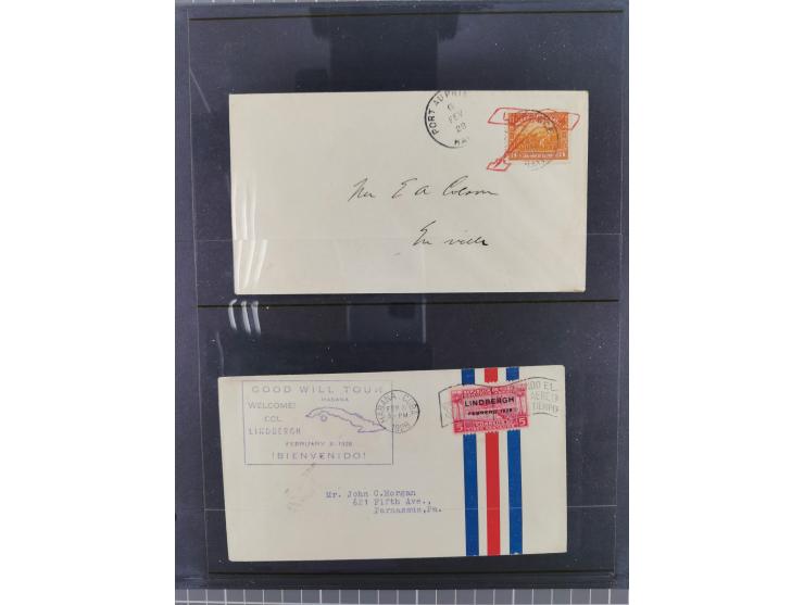 Mittelamerika: 1925/49, über 40 Luftpostbriefe von u.a. Kanalzone, Panama, Haiti, Kuba und etwas Scadt-Post, dabei Erstflüge,