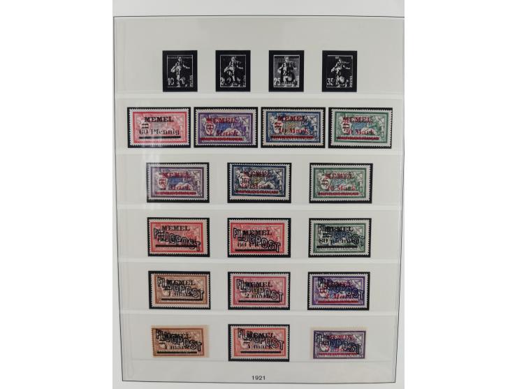 1920/39, ungebrauchte/postfrische und gestempelte Partie, dabei Teilsammlungen mit besseren, bessere Sätze, teils mehrfach wi