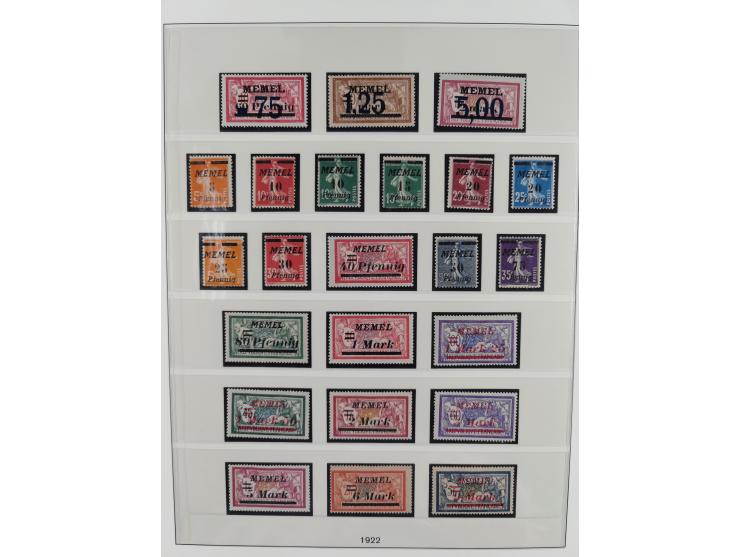 1920/39, ungebrauchte/postfrische und gestempelte Partie, dabei Teilsammlungen mit besseren, bessere Sätze, teils mehrfach wi