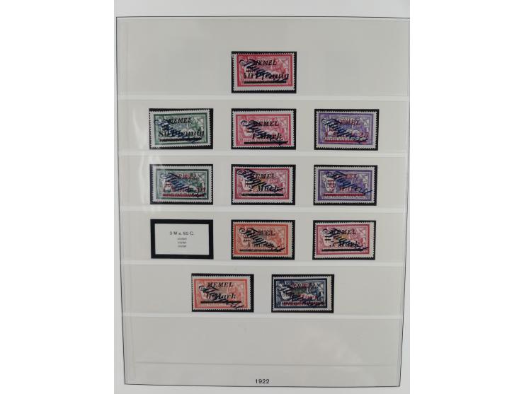 1920/39, ungebrauchte/postfrische und gestempelte Partie, dabei Teilsammlungen mit besseren, bessere Sätze, teils mehrfach wi