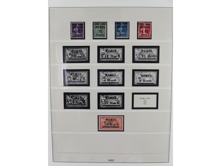 1920/39, ungebrauchte/postfrische und gestempelte Partie, dabei Teilsammlungen mit besseren, bessere Sätze, teils mehrfach wi