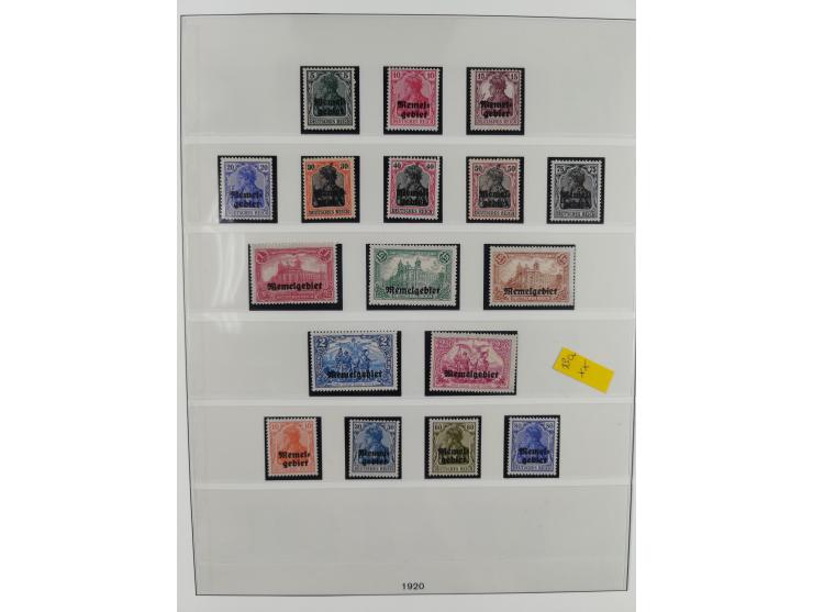1920/39, ungebrauchte/postfrische und gestempelte Partie, dabei Teilsammlungen mit besseren, bessere Sätze, teils mehrfach wi