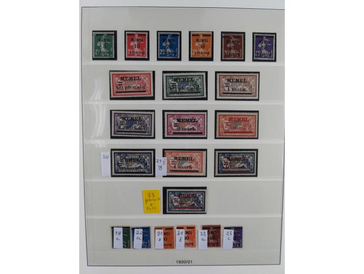 1920/39, ungebrauchte/postfrische und gestempelte Partie, dabei Teilsammlungen mit besseren, bessere Sätze, teils mehrfach wi