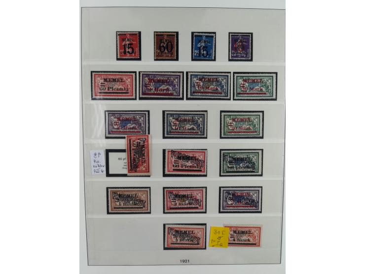 1920/39, ungebrauchte/postfrische und gestempelte Partie, dabei Teilsammlungen mit besseren, bessere Sätze, teils mehrfach wi